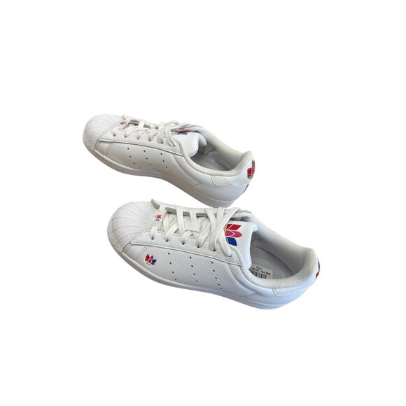 Adidas Superstar Pure J womans white leather sneakers size 5 SKU 8481 - Picture 7 of 16